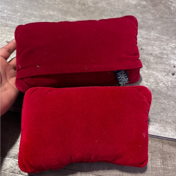 Lot of 2 Christmas Needlepoint Holiday Christmas Pillows ~ Small Wool - Picture 9 of 13